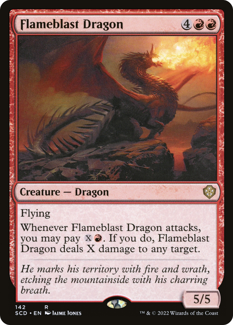 Flameblast Dragon [Starter Commander Decks] | Dragon's Lair Comics and Fantasy Houston TX