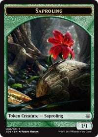 Saproling // Treasure (010) Double-Sided Token [Explorers of Ixalan Tokens] | Dragon's Lair Comics and Fantasy Houston TX