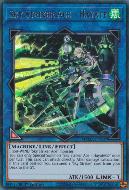 Sky Striker Ace - Hayate [MAMA-EN007] Ultra Rare | Dragon's Lair Comics and Fantasy Houston TX