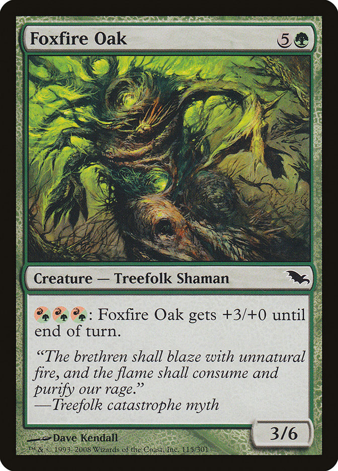 Foxfire Oak [Shadowmoor] | Dragon's Lair Comics and Fantasy Houston TX