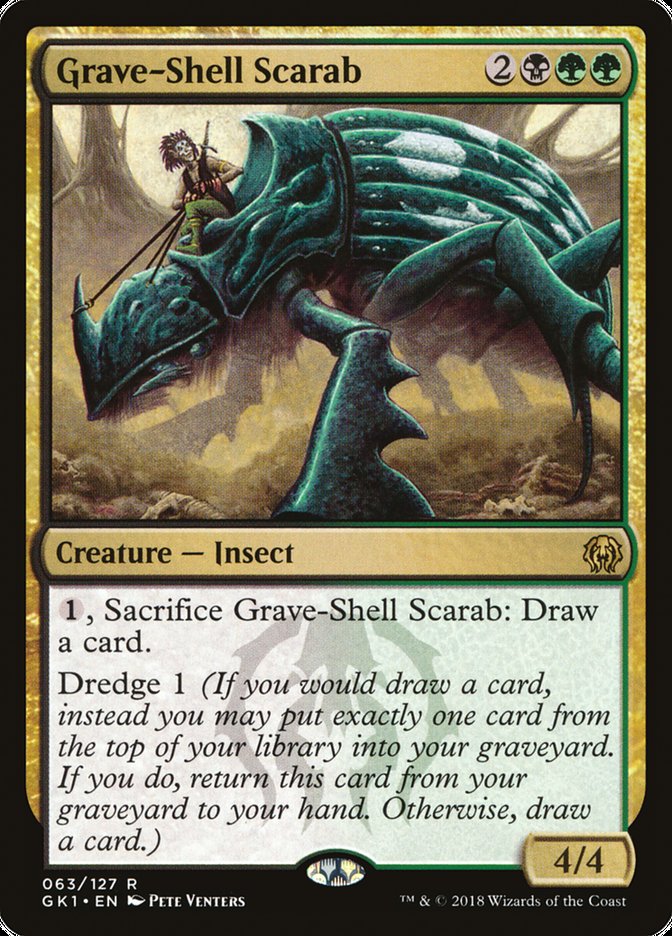 Grave-Shell Scarab [Guilds of Ravnica Guild Kit] | Dragon's Lair Comics and Fantasy Houston TX