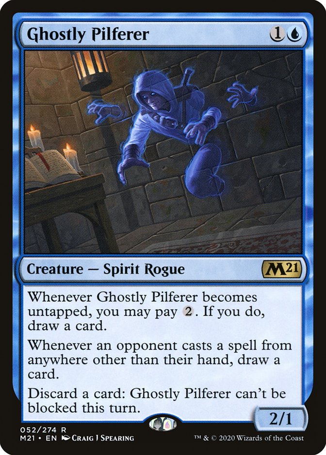 Ghostly Pilferer [Core Set 2021] | Dragon's Lair Comics and Fantasy Houston TX