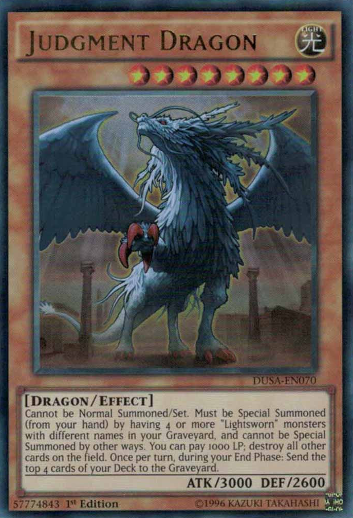 Judgment Dragon [DUSA-EN070] Ultra Rare | Dragon's Lair Comics and Fantasy Houston TX