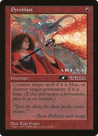 Pyroblast (4th Place) (Oversized) [Oversize Cards] | Dragon's Lair Comics and Fantasy Houston TX