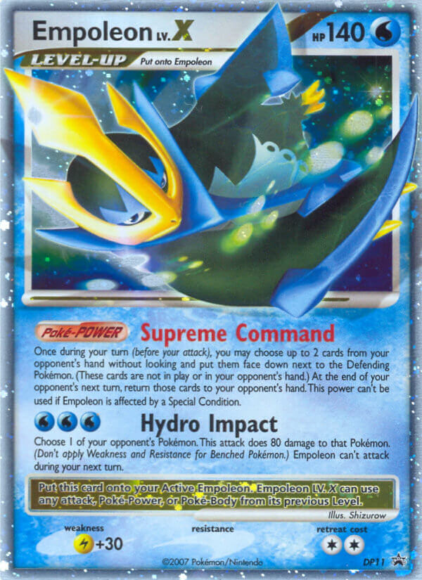 Empoleon LV.X (DP11) [Diamond & Pearl: Black Star Promos] | Dragon's Lair Comics and Fantasy Houston TX