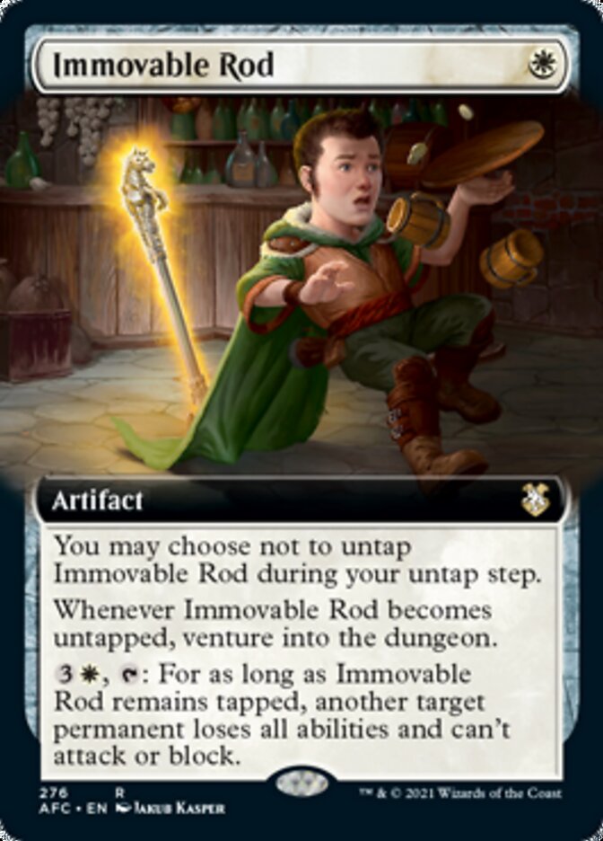 Immovable Rod (Extended Art) [Dungeons & Dragons: Adventures in the Forgotten Realms Commander] | Dragon's Lair Comics and Fantasy Houston TX