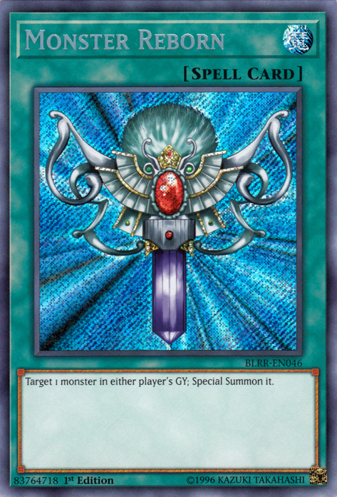 Monster Reborn [BLRR-EN046] Secret Rare | Dragon's Lair Comics and Fantasy Houston TX