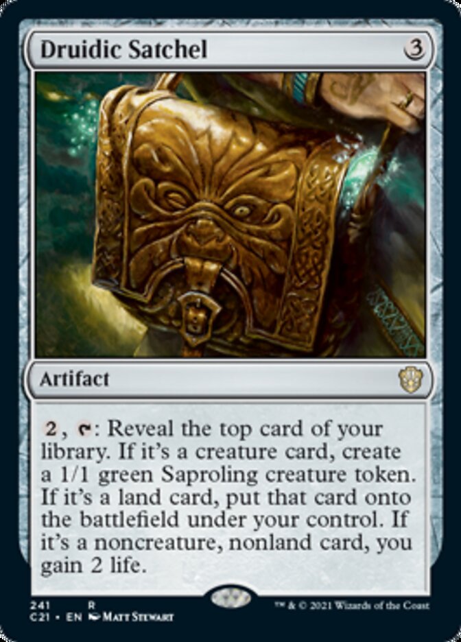 Druidic Satchel [Commander 2021] | Dragon's Lair Comics and Fantasy Houston TX