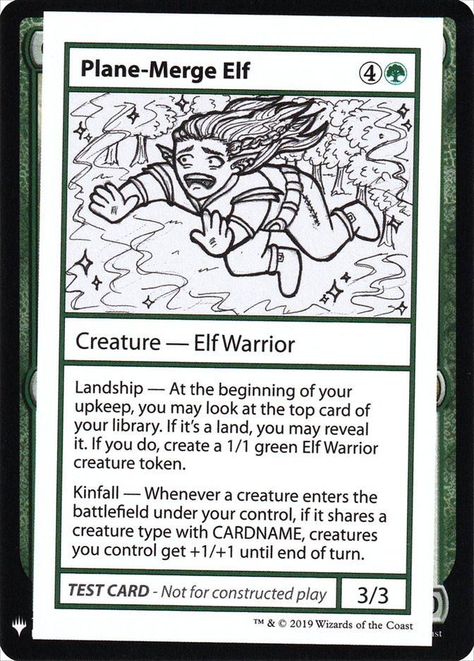 Plane-Merge Elf [Mystery Booster Playtest Cards] | Dragon's Lair Comics and Fantasy Houston TX
