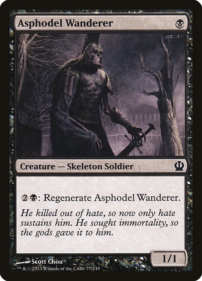 Asphodel Wanderer [Theros] | Dragon's Lair Comics and Fantasy Houston TX