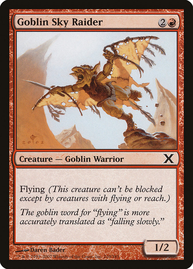 Goblin Sky Raider [Tenth Edition] | Dragon's Lair Comics and Fantasy Houston TX
