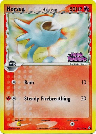 Horsea (66/110) (Delta Species) (Stamped) [EX: Holon Phantoms] | Dragon's Lair Comics and Fantasy Houston TX