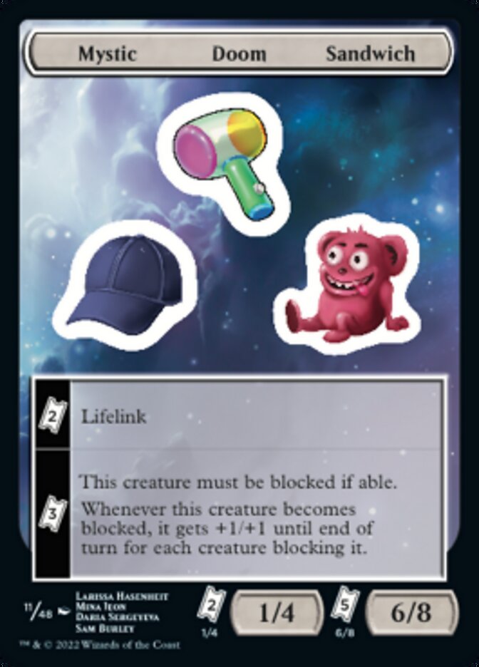 Mystic Doom Sandwich [Unfinity Stickers] | Dragon's Lair Comics and Fantasy Houston TX