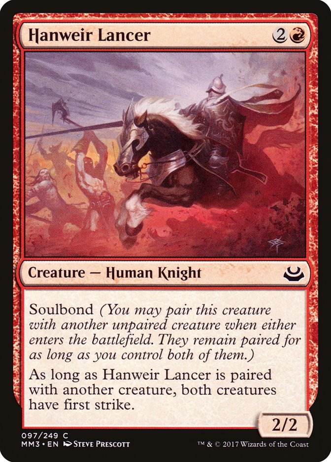 Hanweir Lancer [Modern Masters 2017] | Dragon's Lair Comics and Fantasy Houston TX