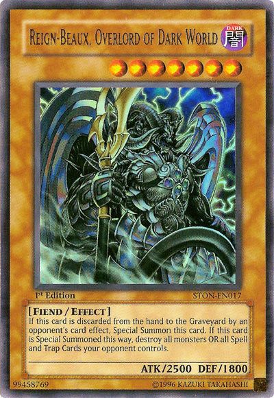 Reign-Beaux, Overlord of Dark World [STON-EN017] Ultra Rare | Dragon's Lair Comics and Fantasy Houston TX