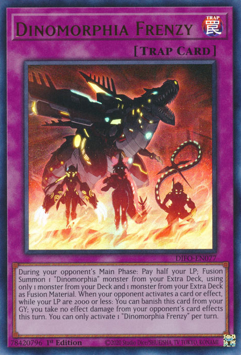 Dinomorphia Frenzy [DIFO-EN077] Ultra Rare | Dragon's Lair Comics and Fantasy Houston TX