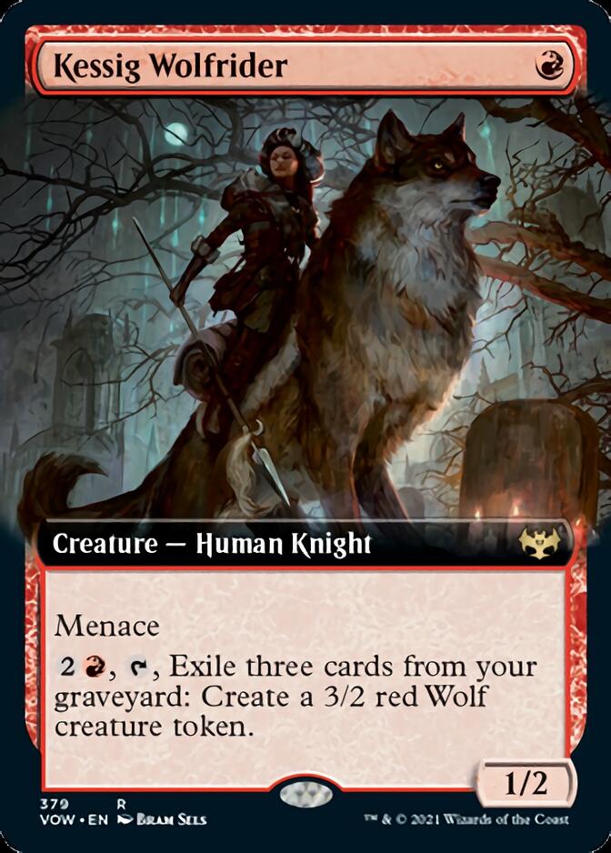 Kessig Wolfrider (Extended Art) [Innistrad: Crimson Vow] | Dragon's Lair Comics and Fantasy Houston TX