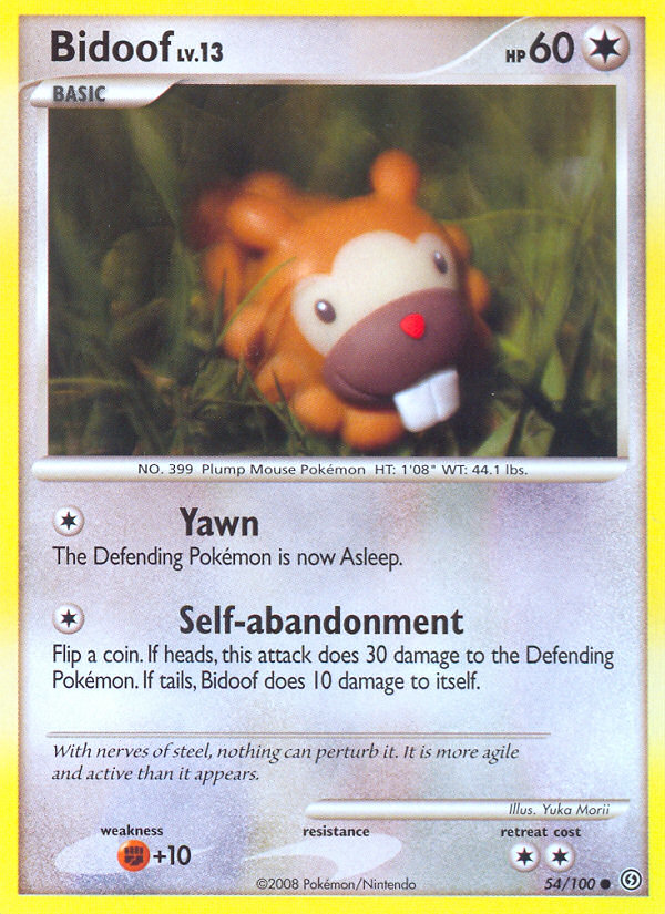 Bidoof (54/100) [Diamond & Pearl: Stormfront] | Dragon's Lair Comics and Fantasy Houston TX