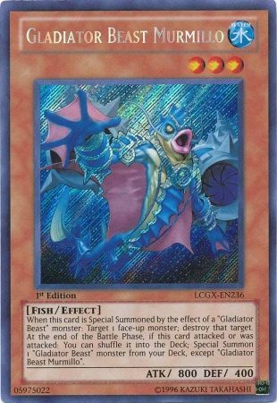 Gladiator Beast Murmillo [LCGX-EN236] Secret Rare | Dragon's Lair Comics and Fantasy Houston TX