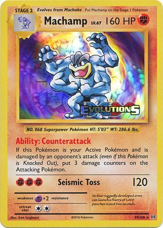 Machamp (59/108) (XY Evolutions Prerelease) [XY: Black Star Promos] | Dragon's Lair Comics and Fantasy Houston TX