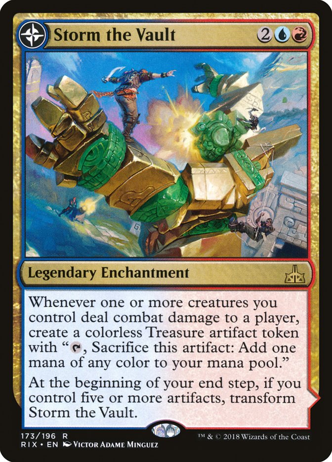 Storm the Vault // Vault of Catlacan [Rivals of Ixalan] | Dragon's Lair Comics and Fantasy Houston TX
