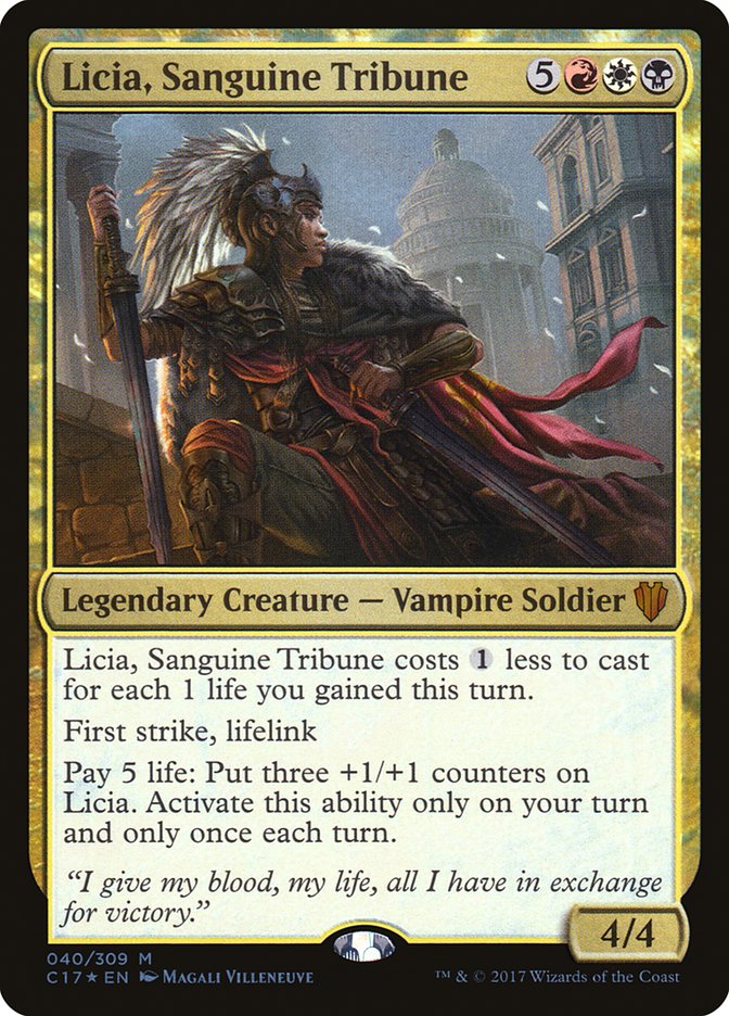 Licia, Sanguine Tribune [Commander 2017] | Dragon's Lair Comics and Fantasy Houston TX