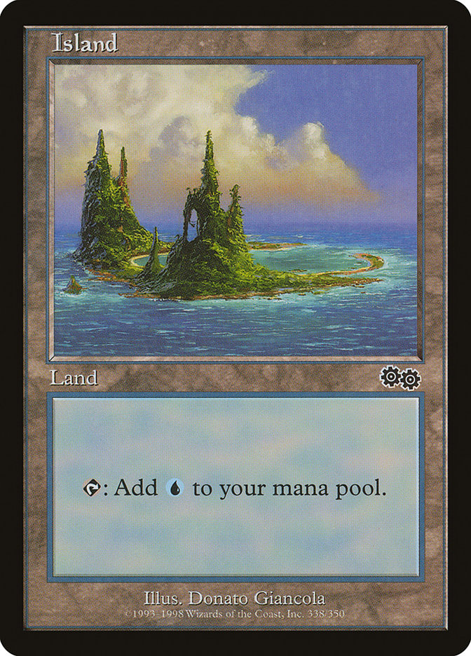Island (338) [Urza's Saga] | Dragon's Lair Comics and Fantasy Houston TX