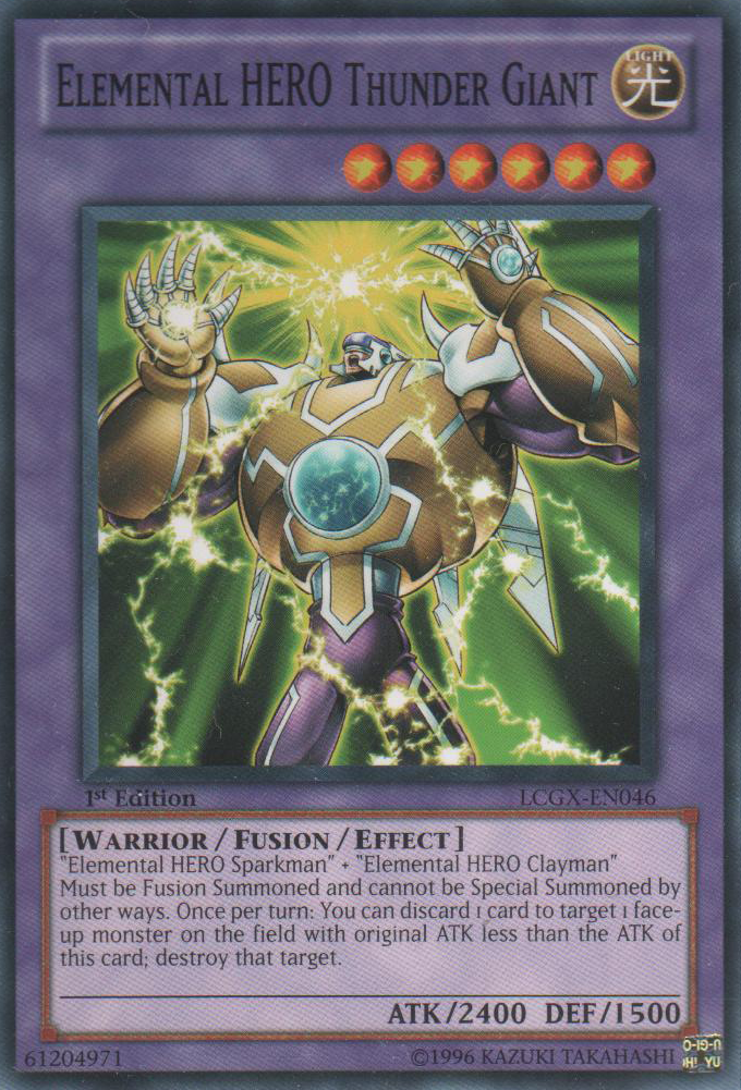 Elemental HERO Thunder Giant [LCGX-EN046] Common | Dragon's Lair Comics and Fantasy Houston TX