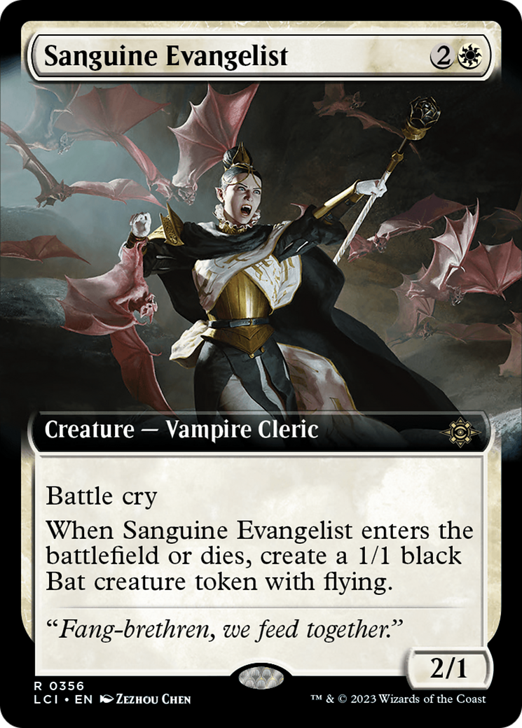 Sanguine Evangelist (Extended Art) [The Lost Caverns of Ixalan] | Dragon's Lair Comics and Fantasy Houston TX