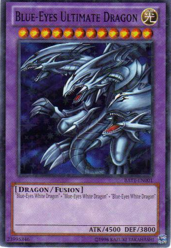 Blue-Eyes Ultimate Dragon [BATT-EN001] Starfoil Rare | Dragon's Lair Comics and Fantasy Houston TX