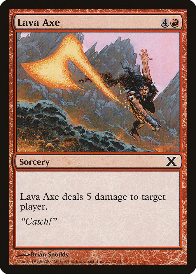 Lava Axe [Tenth Edition] | Dragon's Lair Comics and Fantasy Houston TX