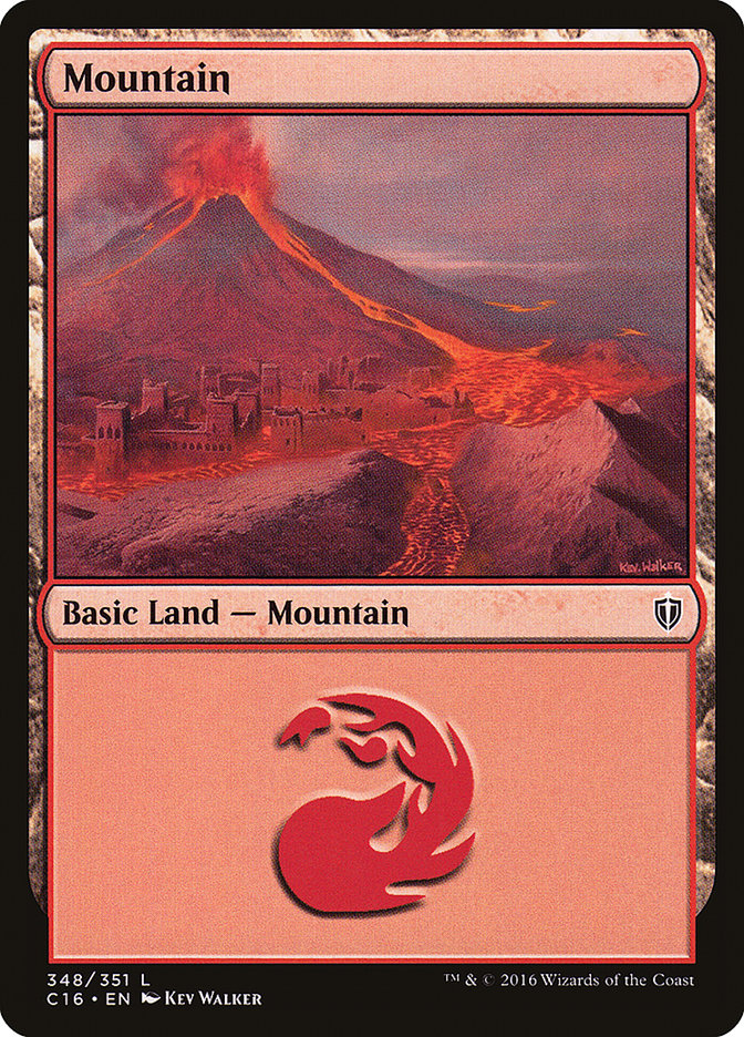 Mountain (348) [Commander 2016] | Dragon's Lair Comics and Fantasy Houston TX