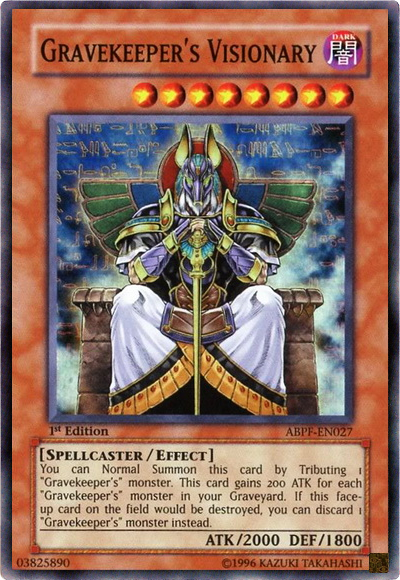 Gravekeeper's Visionary [ABPF-EN027] Super Rare | Dragon's Lair Comics and Fantasy Houston TX