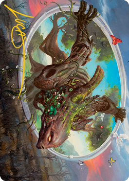 Gaea's Will Art Card (Gold-Stamped Signature) [Modern Horizons 2 Art Series] | Dragon's Lair Comics and Fantasy Houston TX