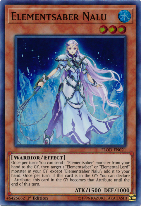 Elementsaber Nalu [FLOD-EN021] Super Rare | Dragon's Lair Comics and Fantasy Houston TX