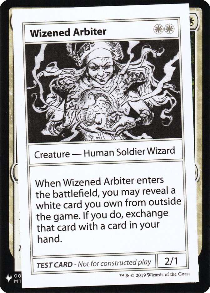 Wizened Arbiter [Mystery Booster Playtest Cards] | Dragon's Lair Comics and Fantasy Houston TX