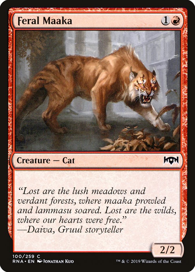 Feral Maaka [Ravnica Allegiance] | Dragon's Lair Comics and Fantasy Houston TX