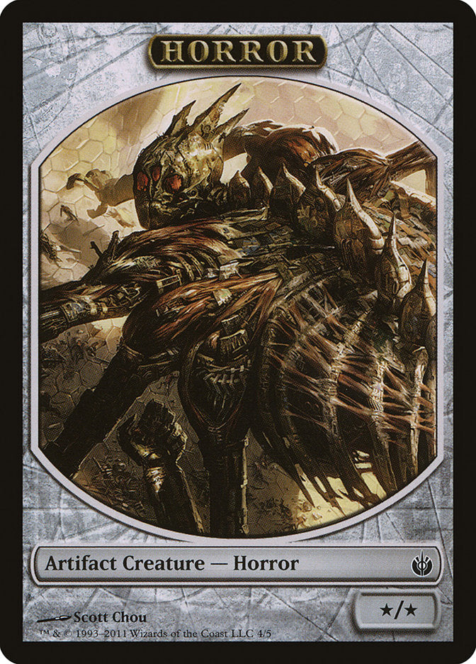 Horror Token [Mirrodin Besieged Tokens] | Dragon's Lair Comics and Fantasy Houston TX