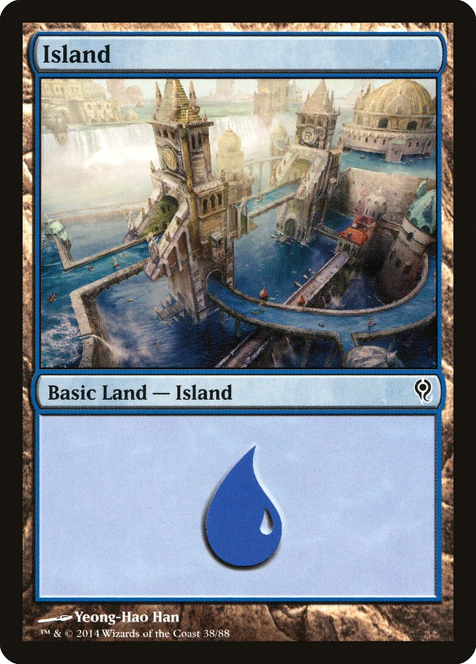 Island (38) [Duel Decks: Jace vs. Vraska] | Dragon's Lair Comics and Fantasy Houston TX