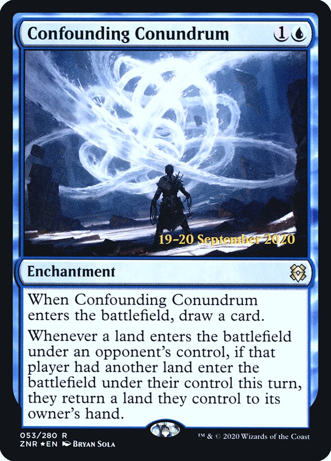 Confounding Conundrum [Zendikar Rising Prerelease Promos] | Dragon's Lair Comics and Fantasy Houston TX
