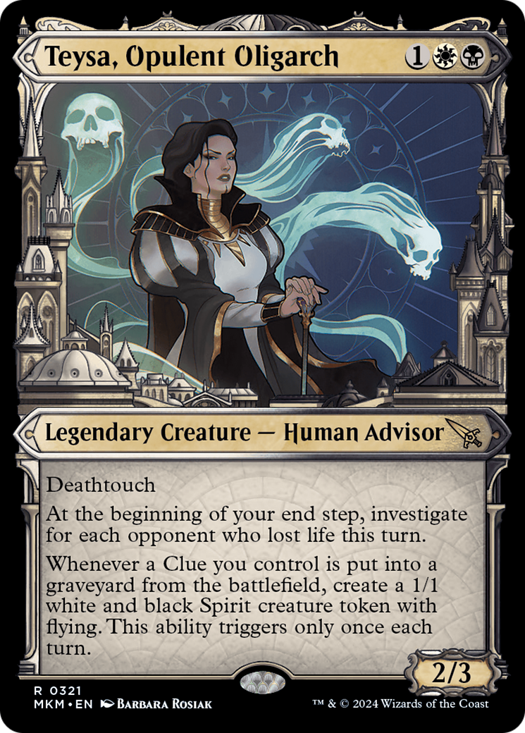 Teysa, Opulent Oligarch (Showcase) (0321) [Murders at Karlov Manor] | Dragon's Lair Comics and Fantasy Houston TX
