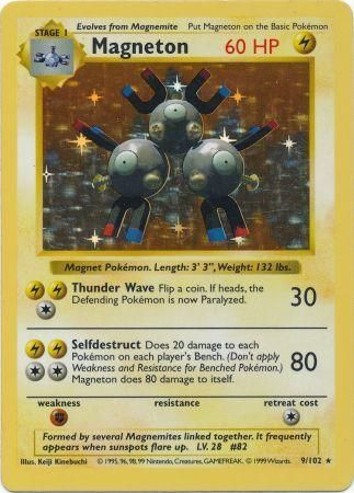 Magneton (9/102) [Base Set Shadowless Unlimited] | Dragon's Lair Comics and Fantasy Houston TX