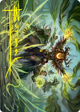 Witherbloom Command Art Card (Gold-Stamped Signature) [Strixhaven: School of Mages Art Series] | Dragon's Lair Comics and Fantasy Houston TX