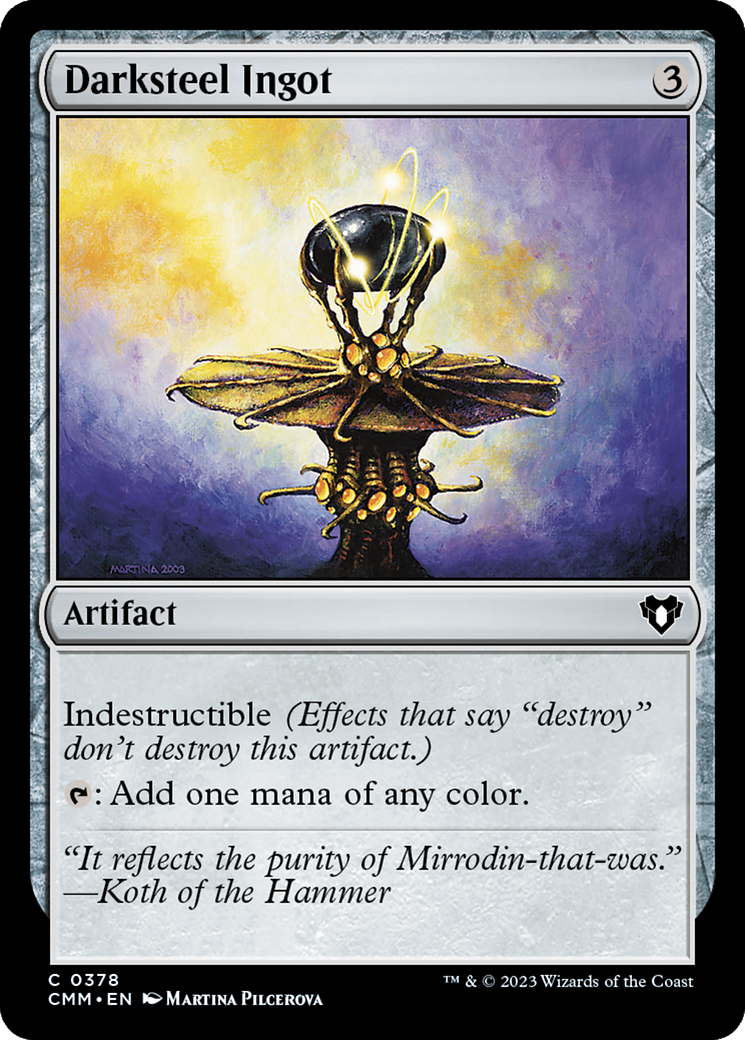 Darksteel Ingot [Commander Masters] | Dragon's Lair Comics and Fantasy Houston TX