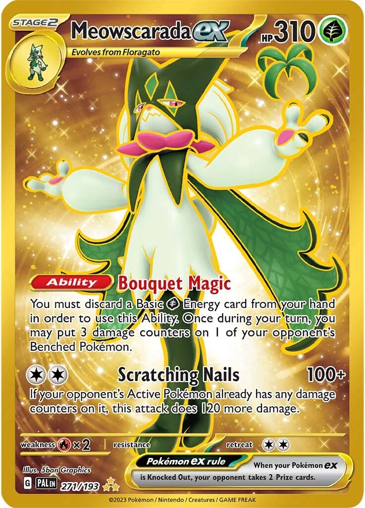 Meowscarada ex (271/193) [Scarlet & Violet: Paldea Evolved] | Dragon's Lair Comics and Fantasy Houston TX
