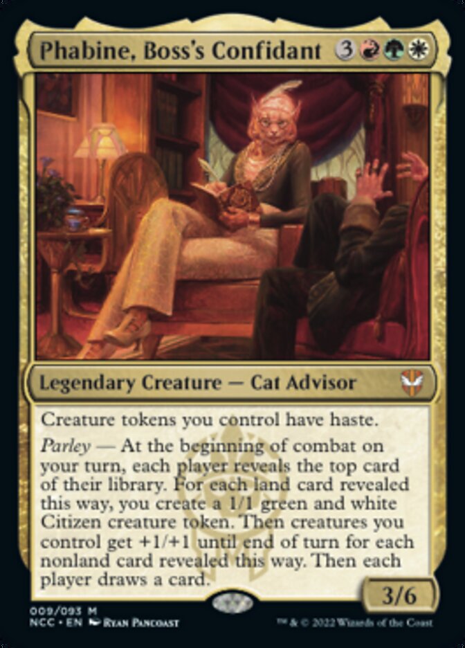 Phabine, Boss's Confidant [Streets of New Capenna Commander] | Dragon's Lair Comics and Fantasy Houston TX