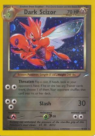 Dark Scizor (9/105) [Neo Destiny Unlimited] | Dragon's Lair Comics and Fantasy Houston TX