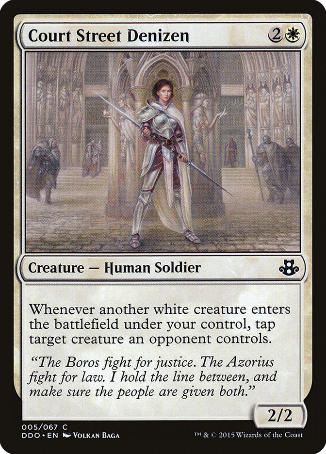 Court Street Denizen [Duel Decks: Elspeth vs. Kiora] | Dragon's Lair Comics and Fantasy Houston TX