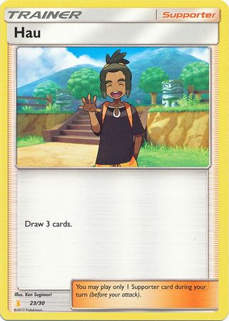 Hau (23/30) [Sun & Moon: Trainer Kit - Alolan Raichu] | Dragon's Lair Comics and Fantasy Houston TX