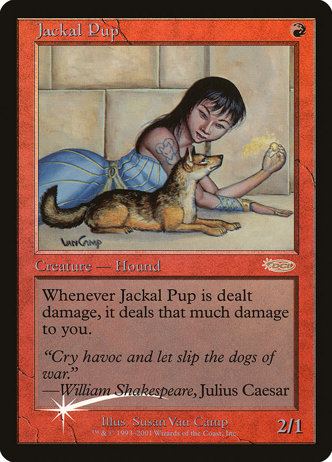 Jackal Pup [Friday Night Magic 2001] | Dragon's Lair Comics and Fantasy Houston TX